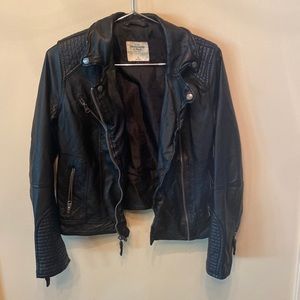 Abercrombie & Fitch Moto Leather Jacket